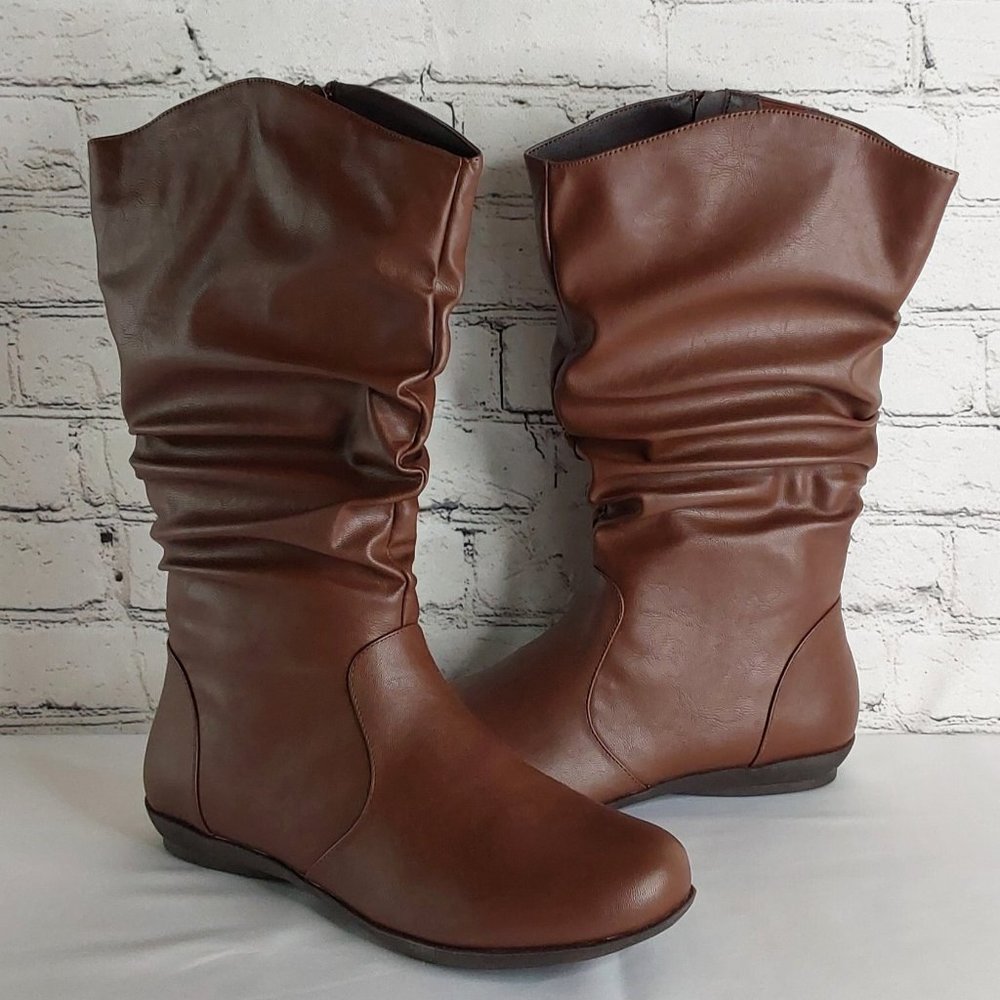 'COMFORTVIEW' 'MELIA' SCRUNCH-TOP BOOTS - Picture 2 of 16